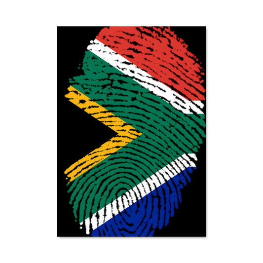 Poster Empreinte Sud-Africaine