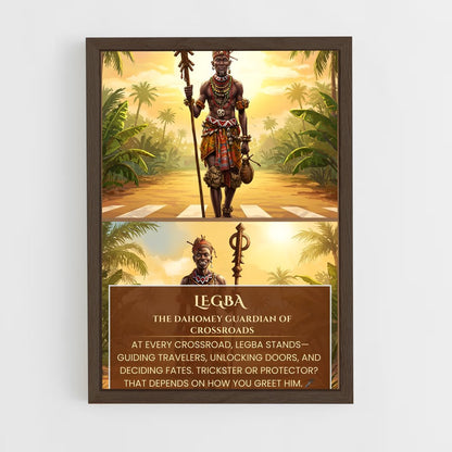 ap-african mythology-1 cadre Bois foncé
