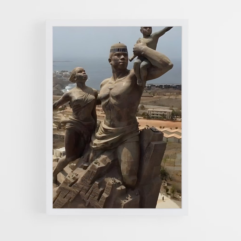 ap-african renaissance monument-2 cadre Blanc