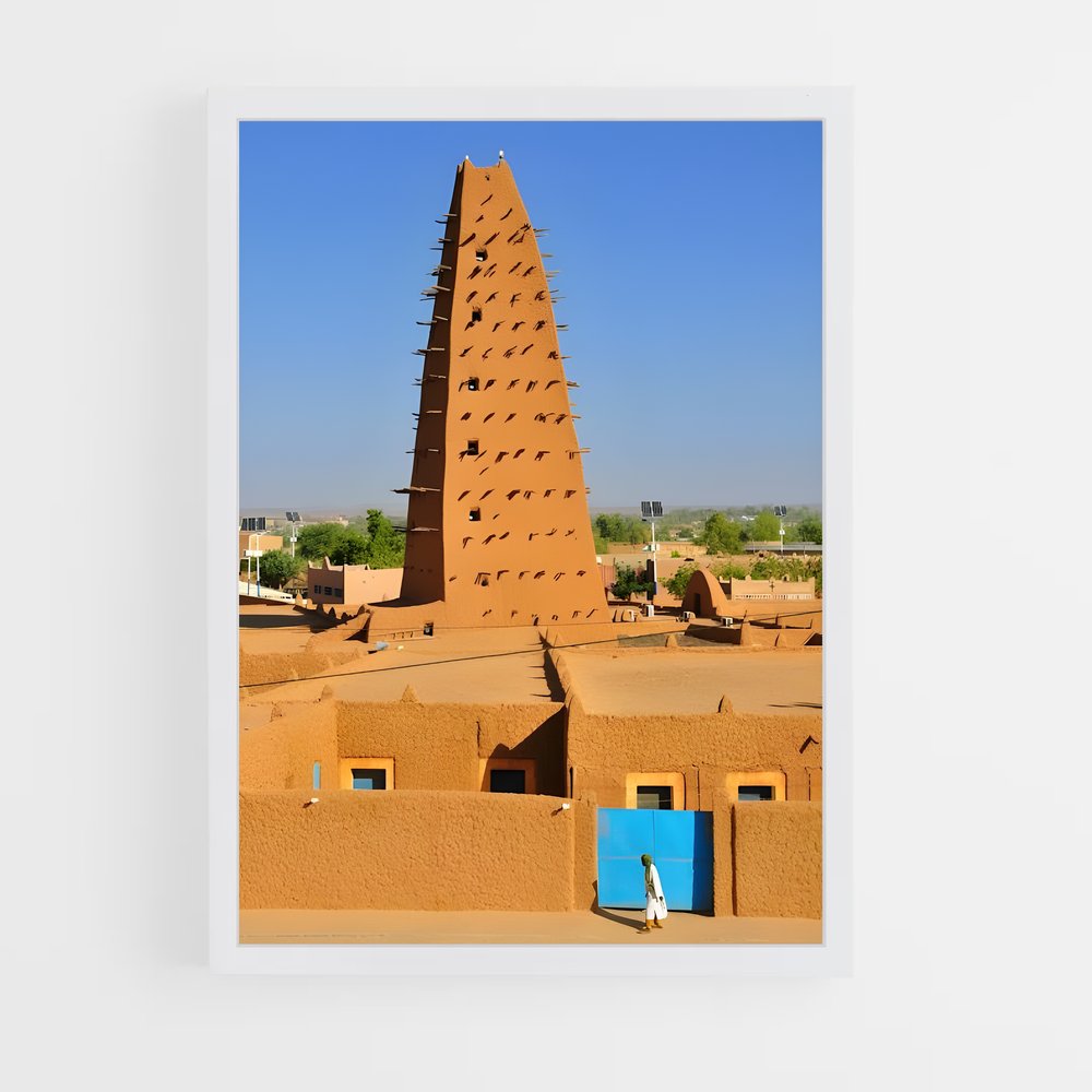 ap-agadez mosque-4 cadre Blanc
