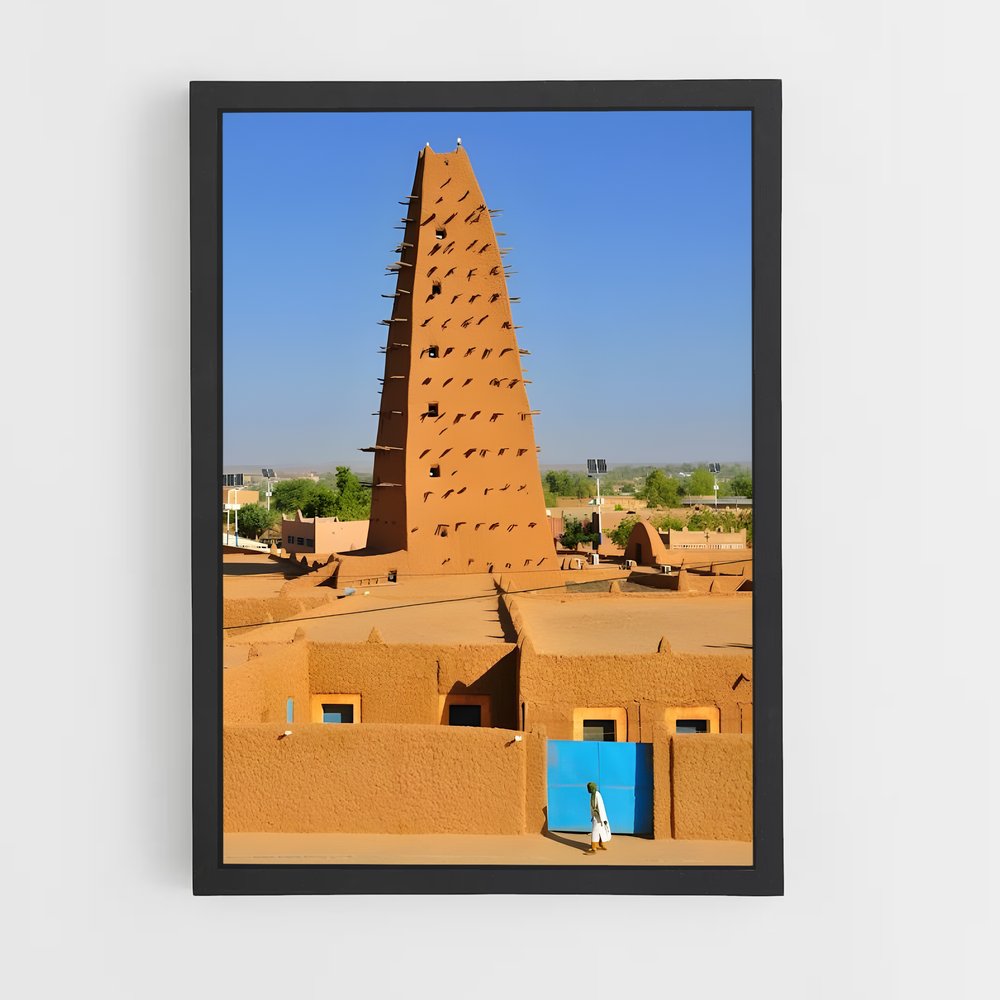 ap-agadez mosque-4 cadre Noir