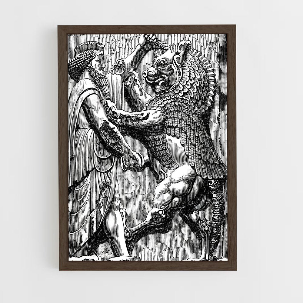 ap-ahura mazda-1 cadre Bois foncé