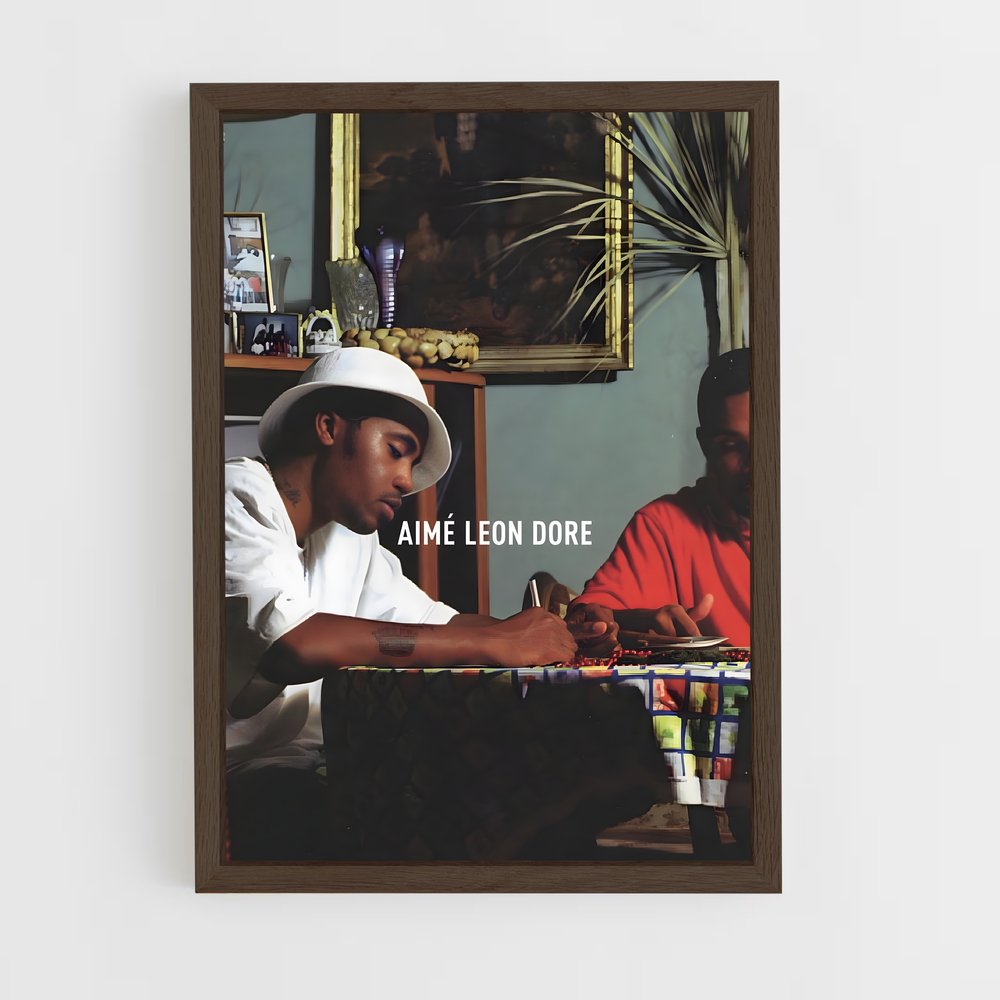 ap-aime leon dore-2 cadre Bois foncé