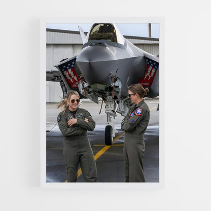 ap-air force pilot-3 cadre Blanc