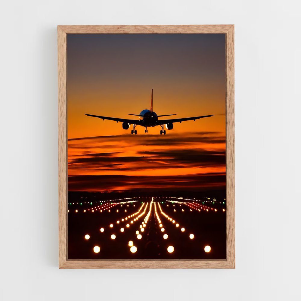 ap-airbus a320-1 cadre Bois clair