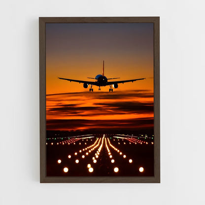 ap-airbus a320-1 cadre Bois foncé