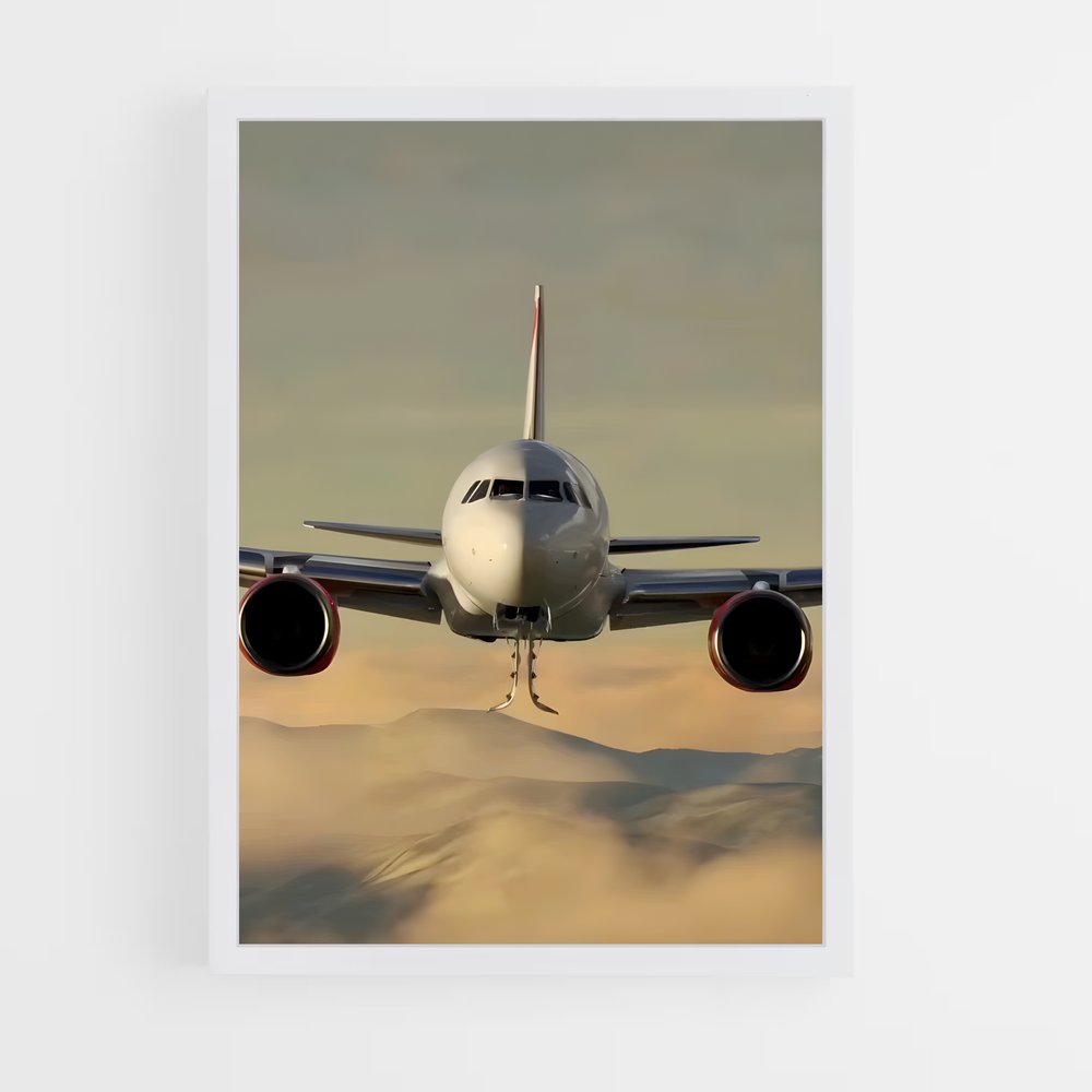 ap-airbus a320-2 cadre Blanc