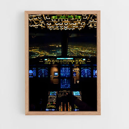ap-airbus a320-3 cadre Bois clair