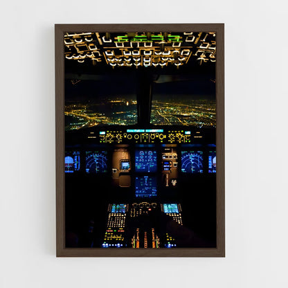 ap-airbus a320-3 cadre Bois foncé