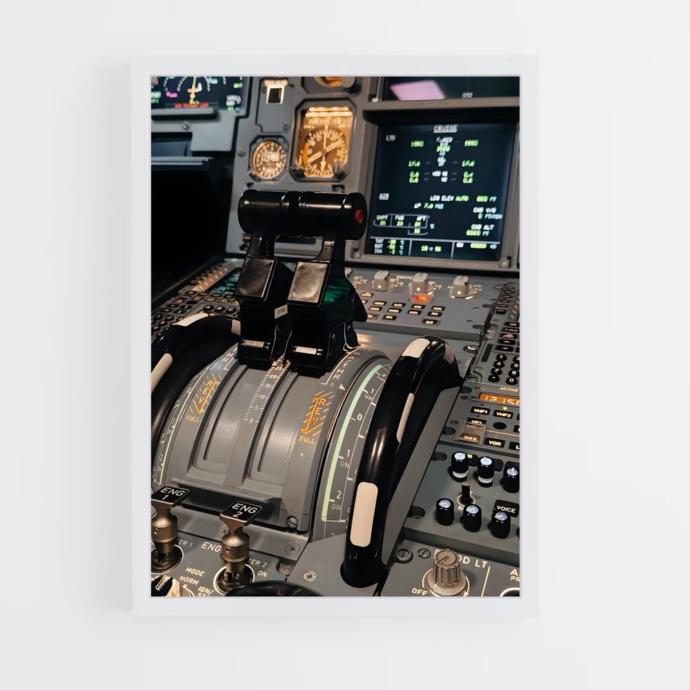 ap-airbus a320-4 cadre Blanc