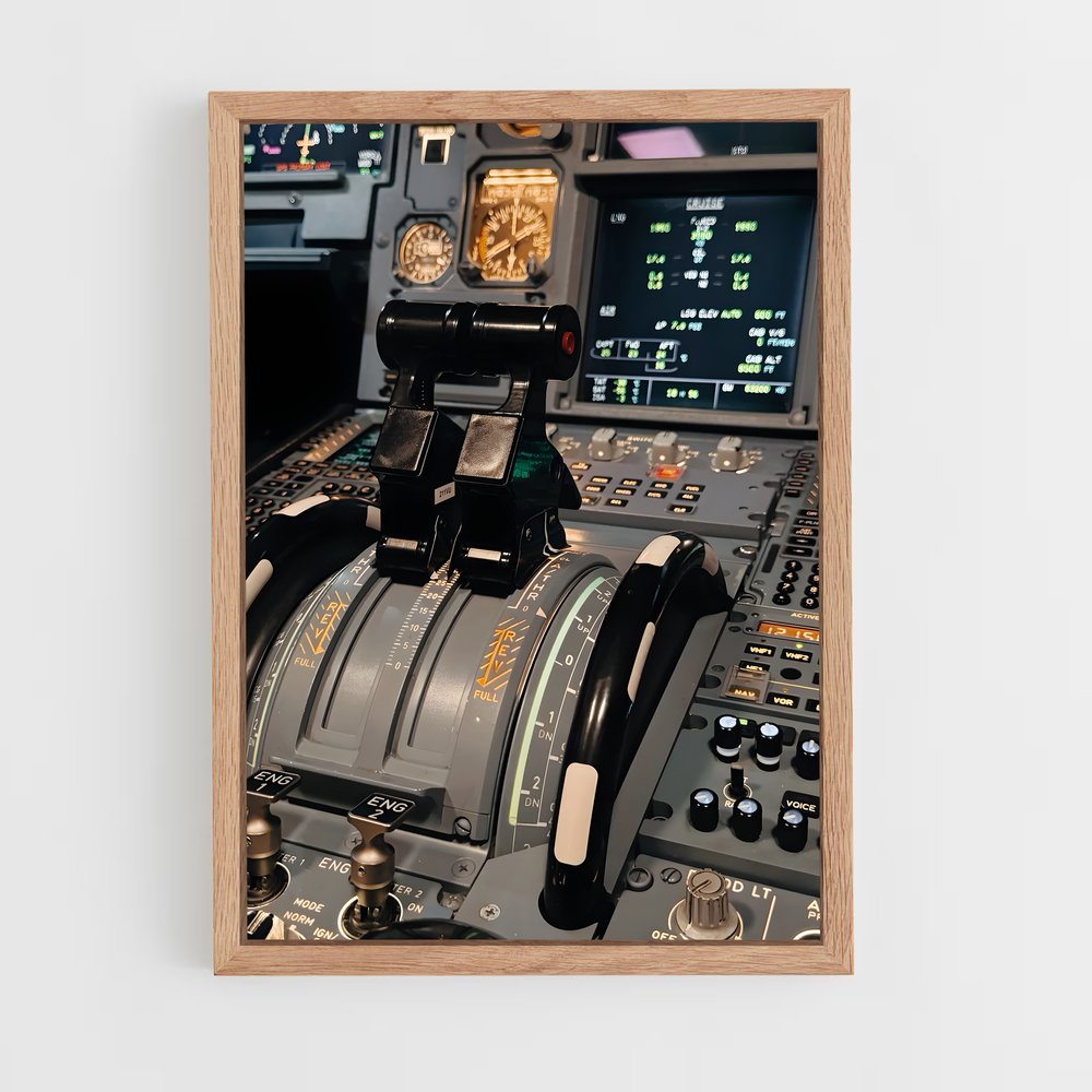 ap-airbus a320-4 cadre Bois clair