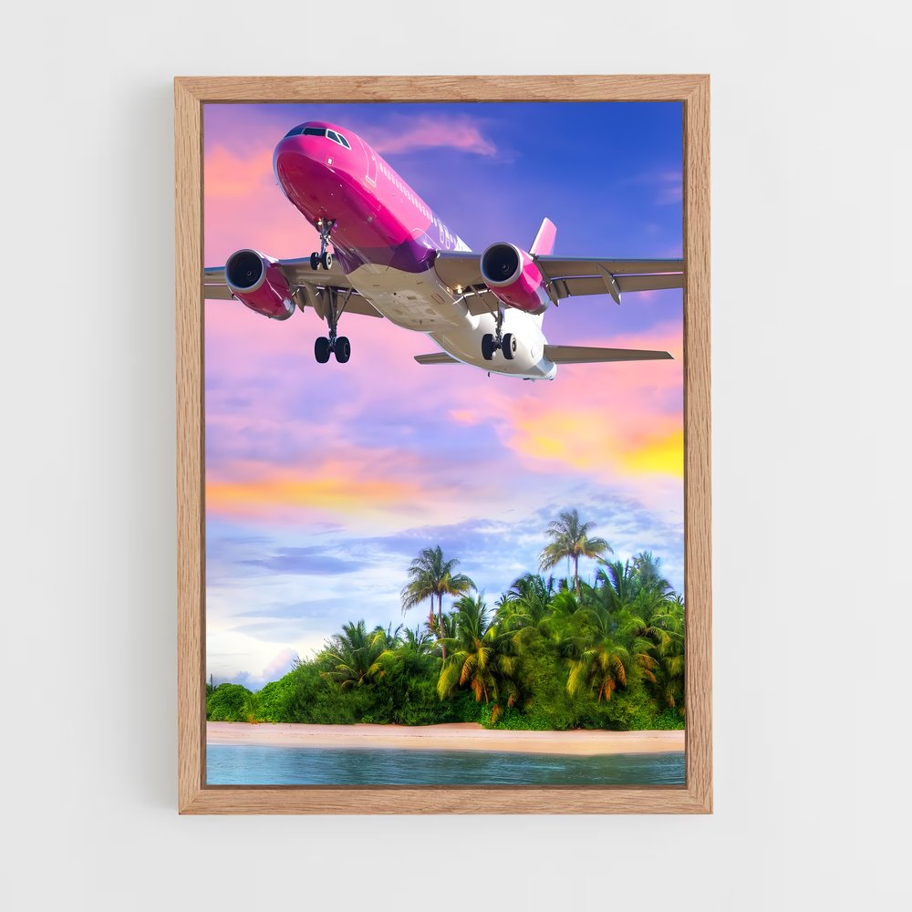 ap-airbus a320-6 cadre Bois clair
