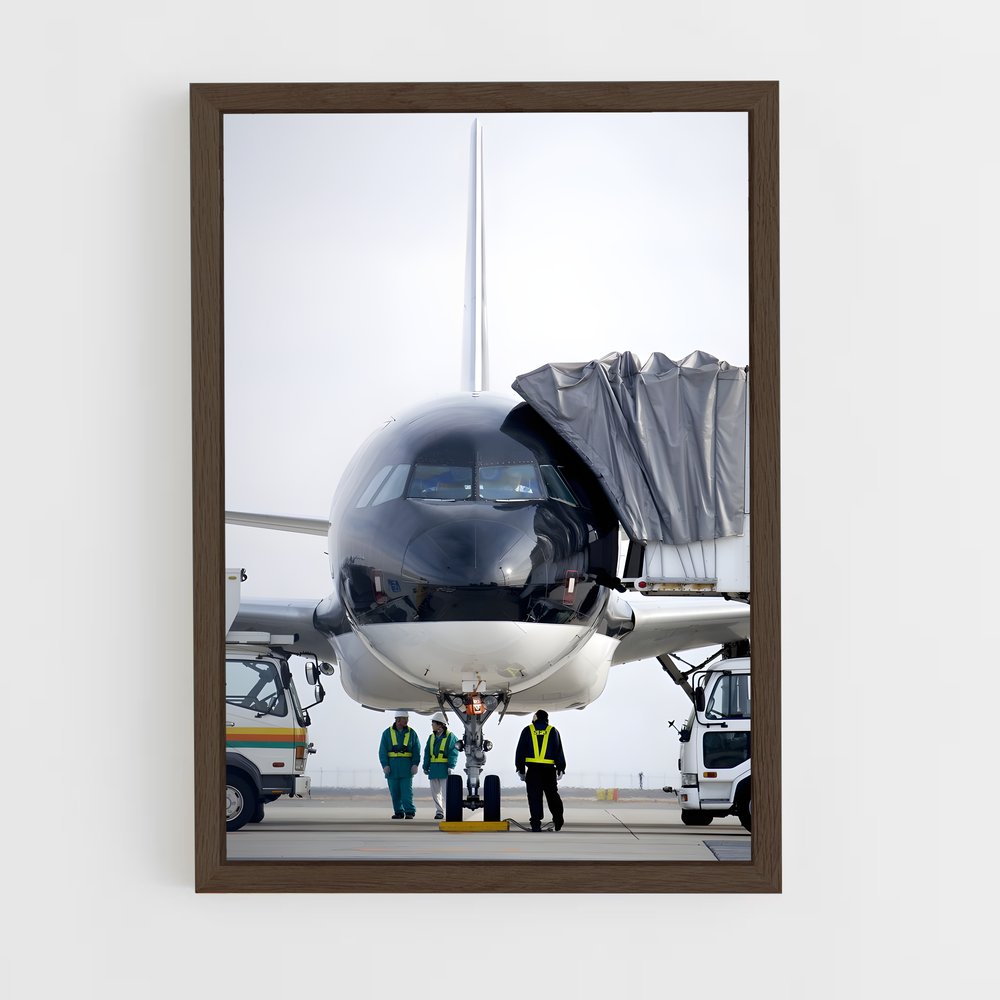 ap-airbus a320-9 cadre Bois foncé