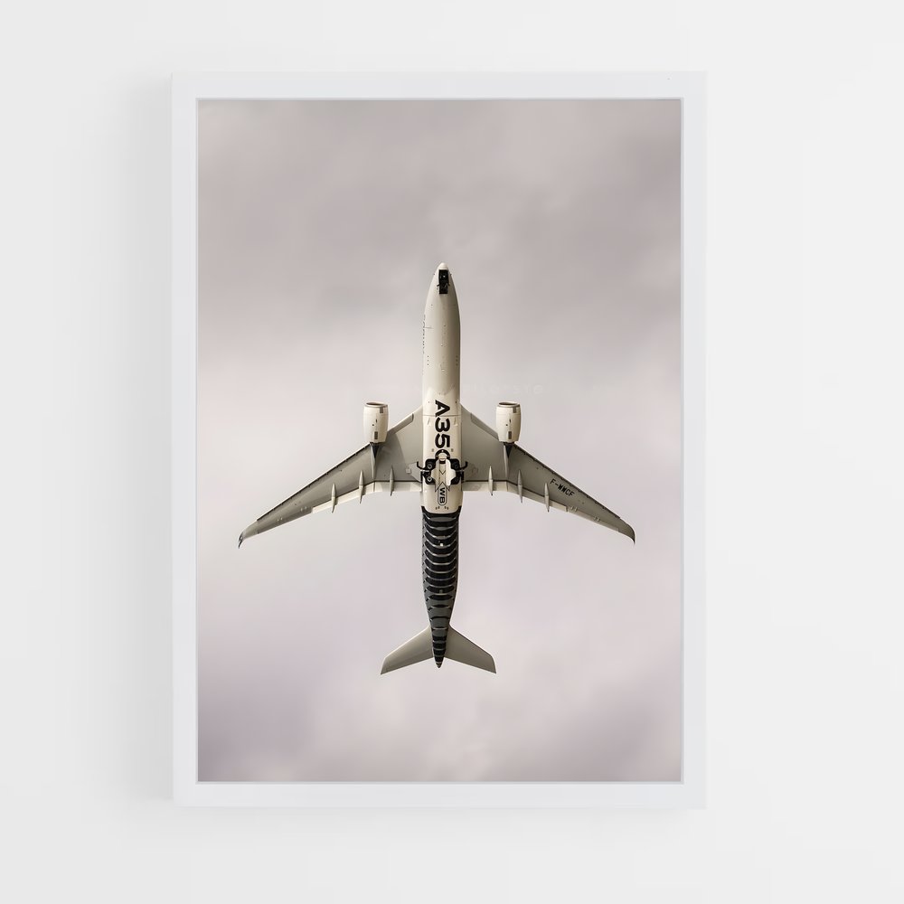 ap-airbus a350-2 cadre Blanc