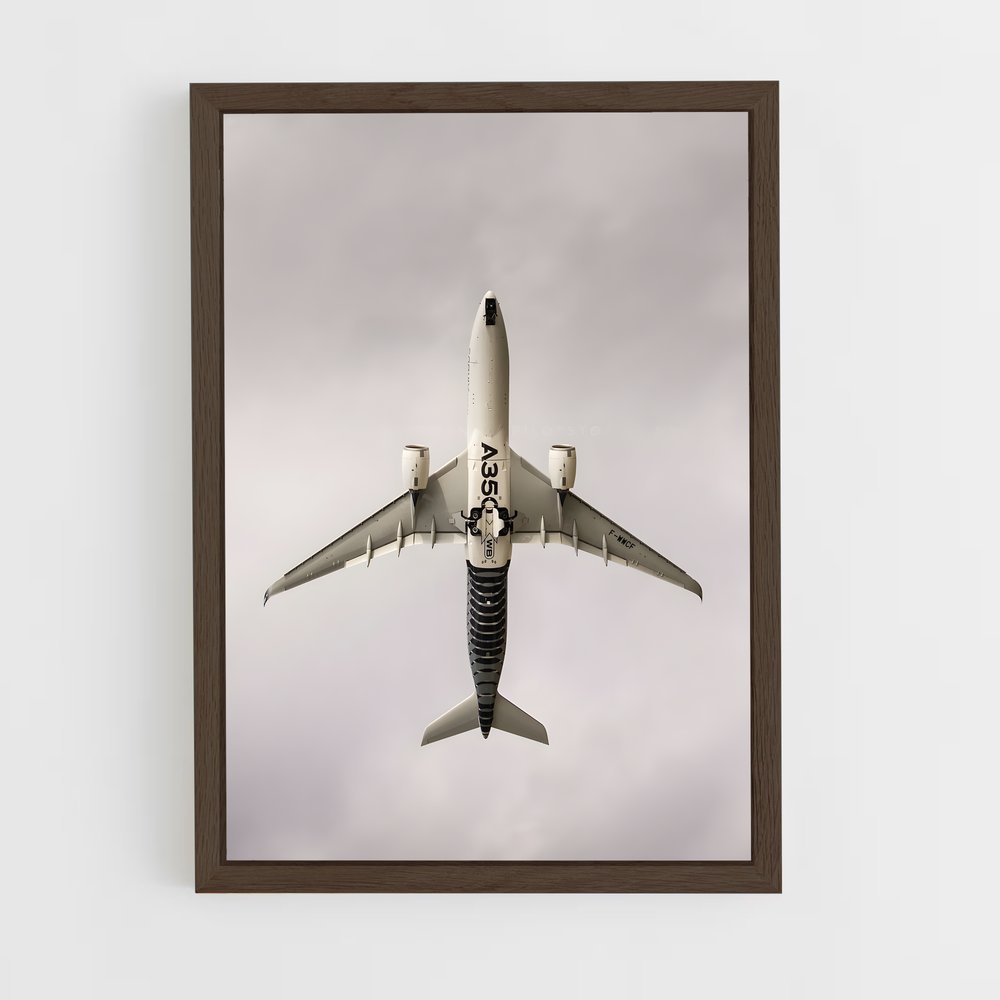 ap-airbus a350-2 cadre Bois foncé