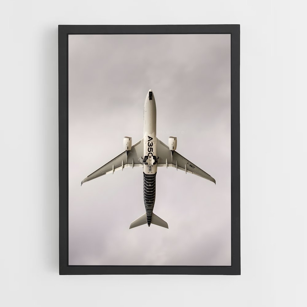 ap-airbus a350-2 cadre Noir