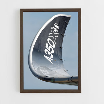 ap-airbus a350-3 cadre Bois foncé