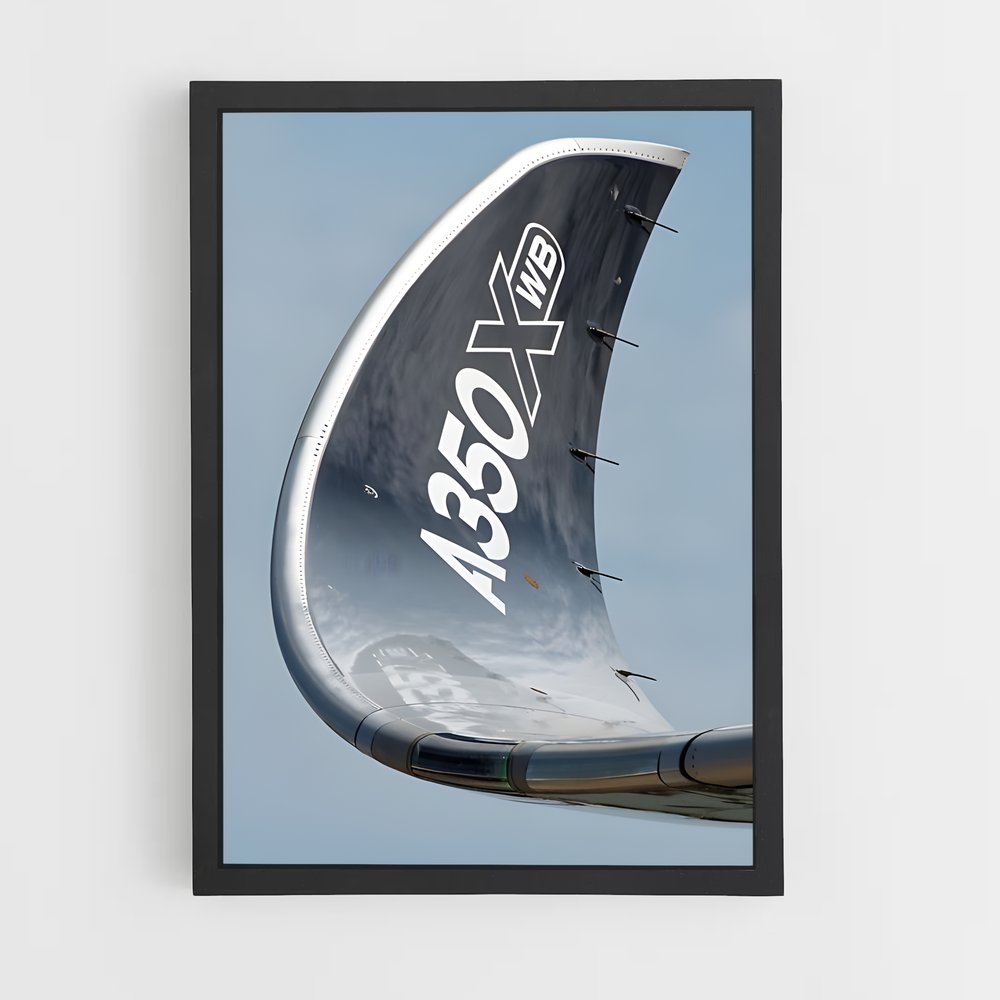 ap-airbus a350-3 cadre Noir