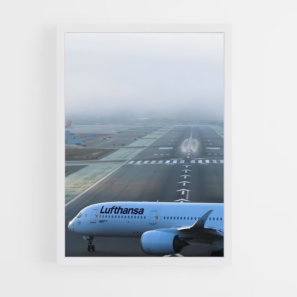 ap-airbus a350-5 cadre Blanc