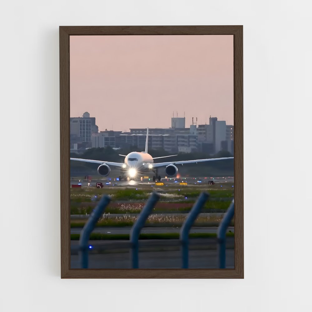ap-airbus a350-6 cadre Bois foncé