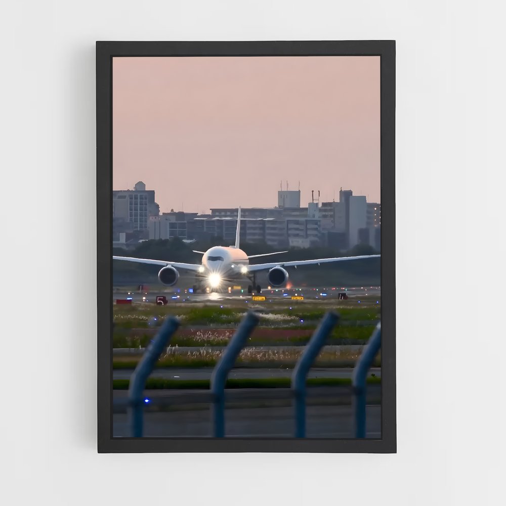 ap-airbus a350-6 cadre Noir