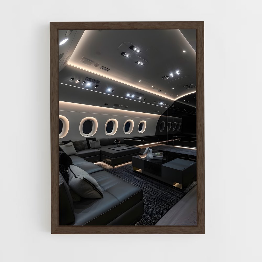ap-airbus a380-11 cadre Bois foncé
