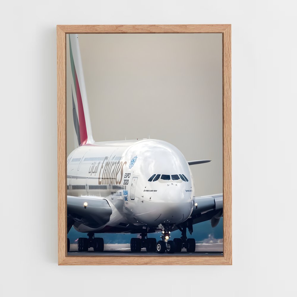 ap-airbus a380-12 cadre Bois clair