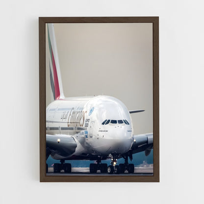 ap-airbus a380-12 cadre Bois foncé
