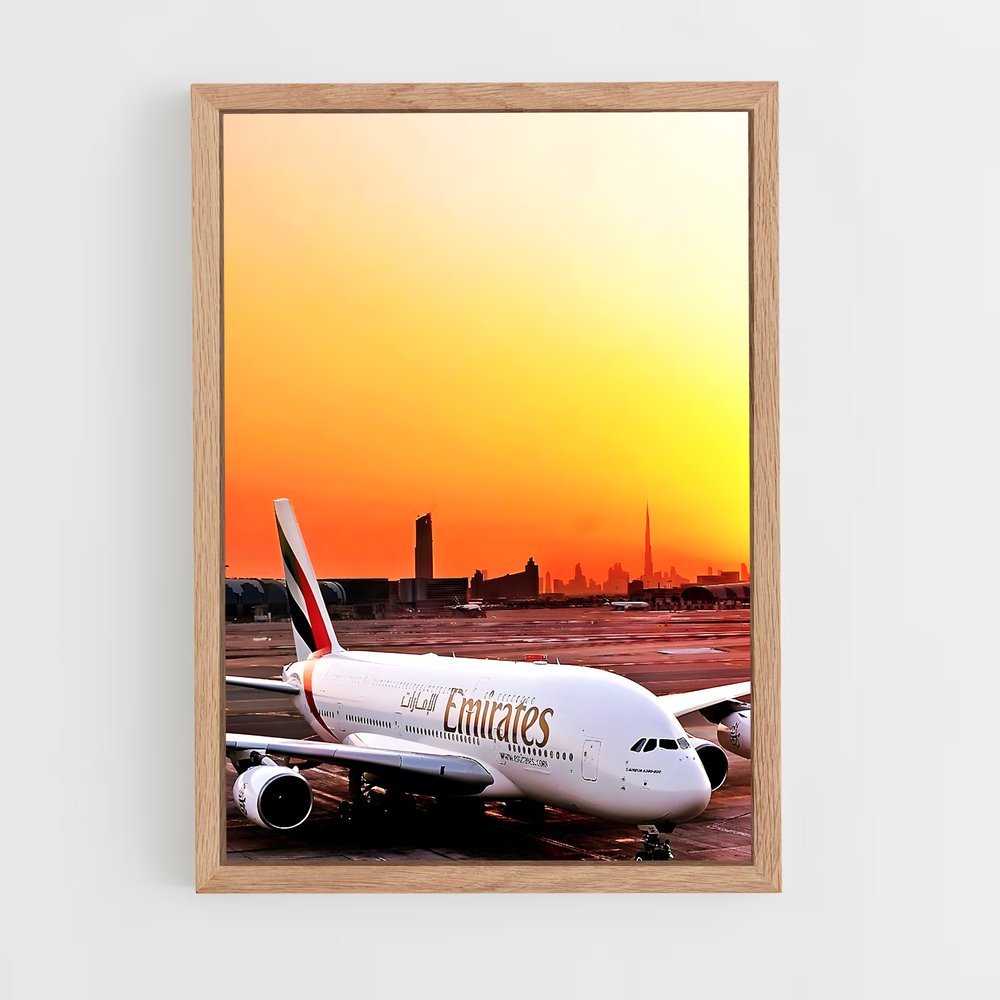 ap-airbus a380-3 cadre Bois clair