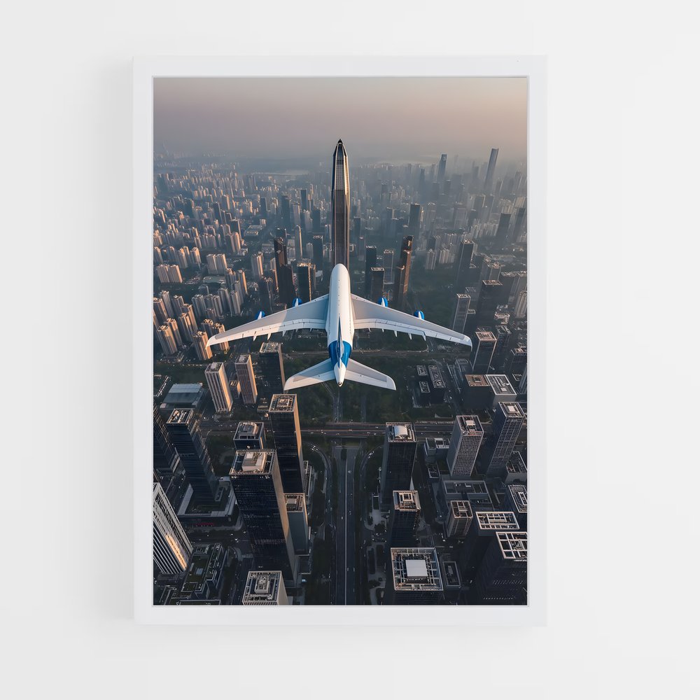 ap-airbus a380-4 cadre Blanc