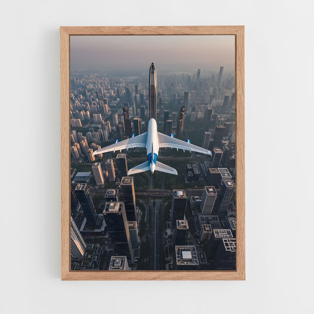 ap-airbus a380-4 cadre Bois clair