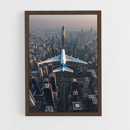 ap-airbus a380-4 cadre Bois foncé