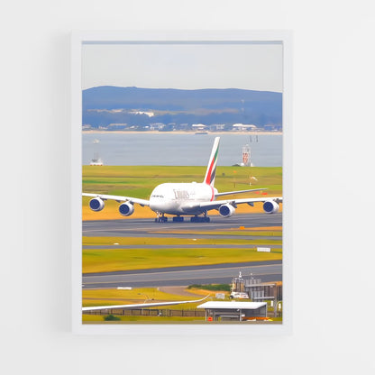 ap-airbus a380-5 cadre Blanc