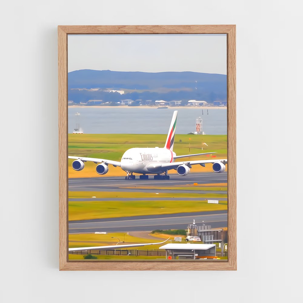 ap-airbus a380-5 cadre Bois clair