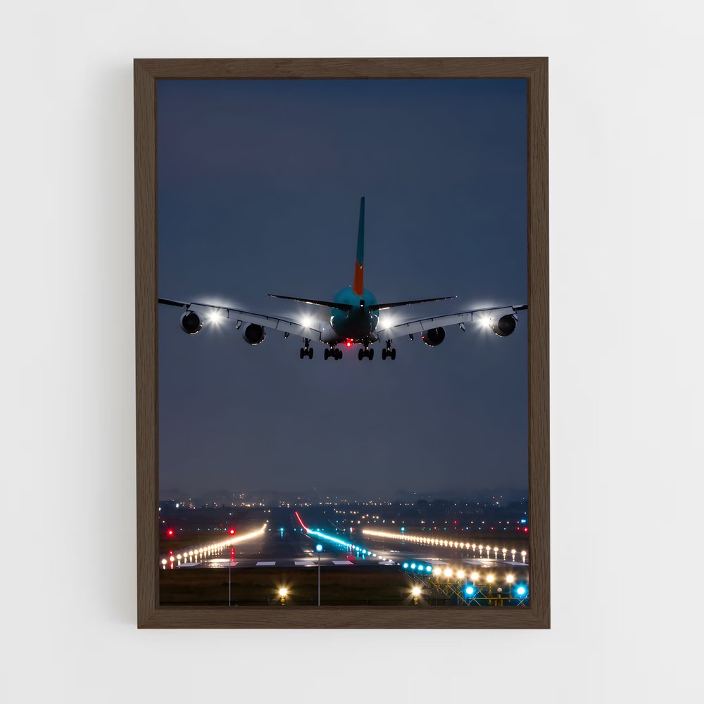 ap-airbus a380-7 cadre Bois foncé