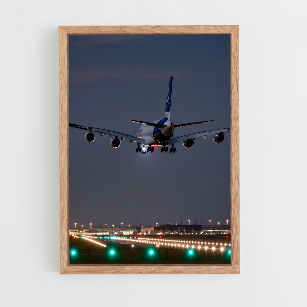 ap-airbus a380-8 cadre Bois clair