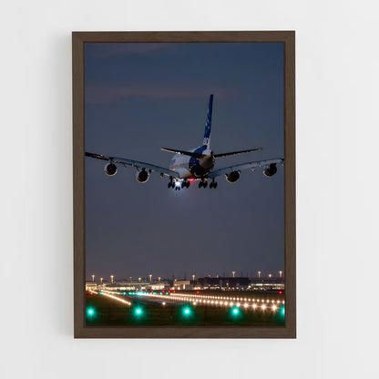 ap-airbus a380-8 cadre Bois foncé