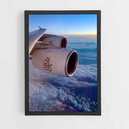 ap-airbus a380-9 cadre Noir