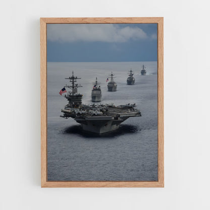 ap-aircraft carriers-1 cadre Bois clair