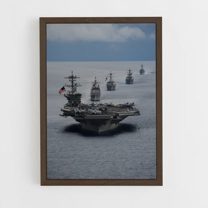 ap-aircraft carriers-1 cadre Bois foncé