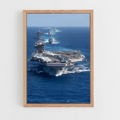 ap-aircraft carriers-2 cadre Bois clair