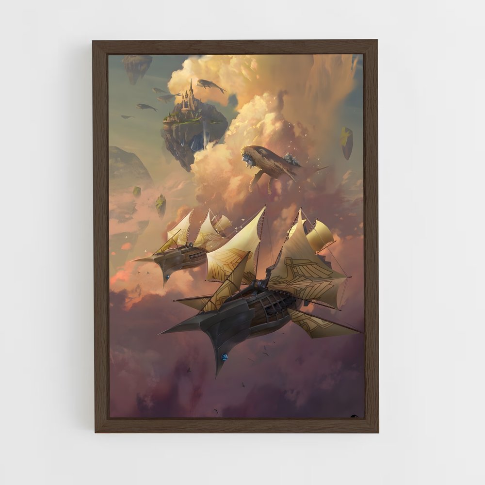 ap-airships-1 cadre Bois foncé