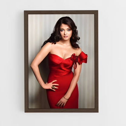ap-aishwarya rai-2 cadre Bois foncé