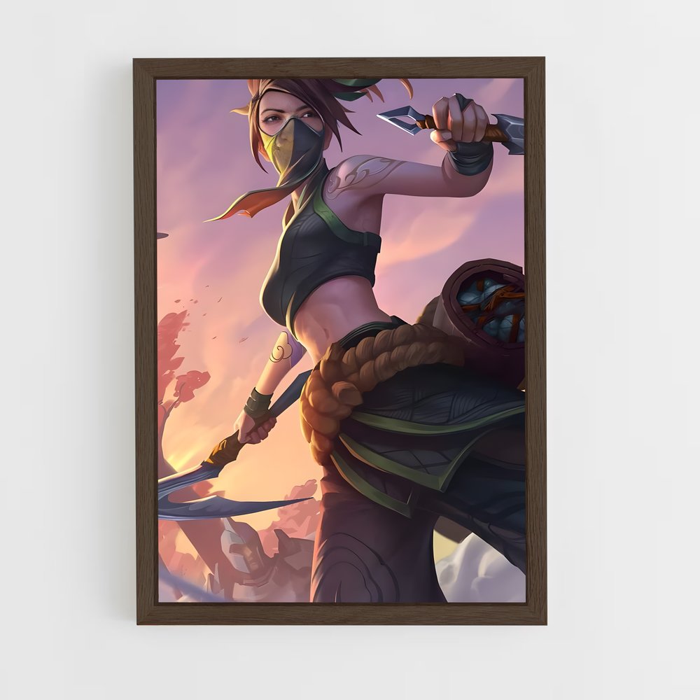 ap-akali-2 cadre Bois foncé