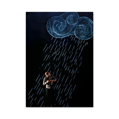 Poster Pluie de Pensées