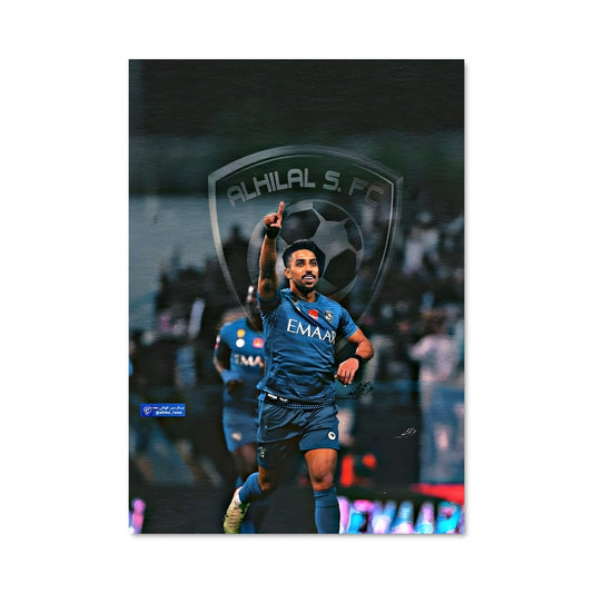 Poster Célébration en Bleu