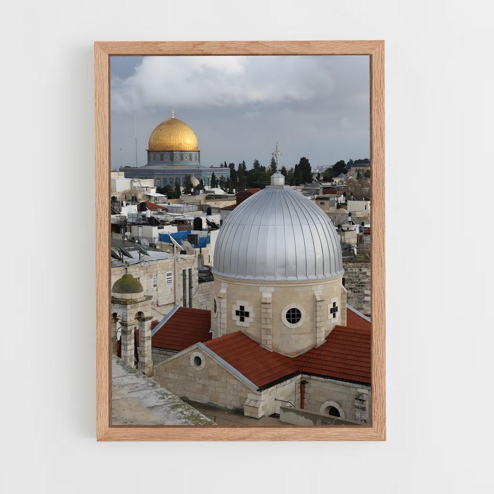 ap-al aqsa mosque-2 cadre Bois clair