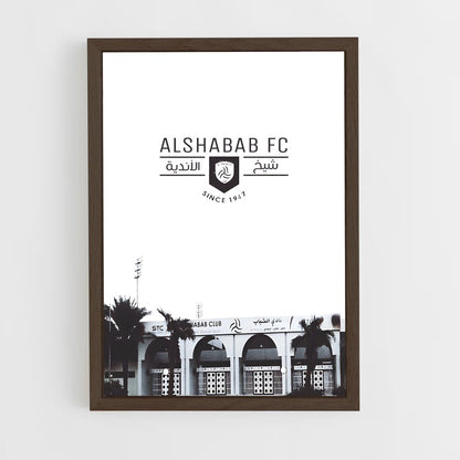 ap-al shabab fc-3 cadre Bois foncé