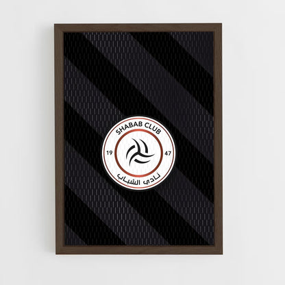 ap-al shabab fc-4 cadre Bois foncé