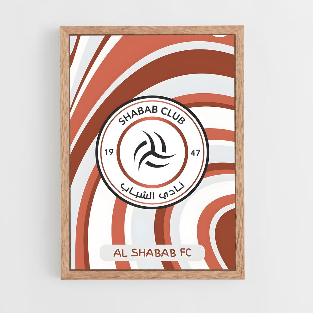 ap-al shabab fc-6 cadre Bois clair